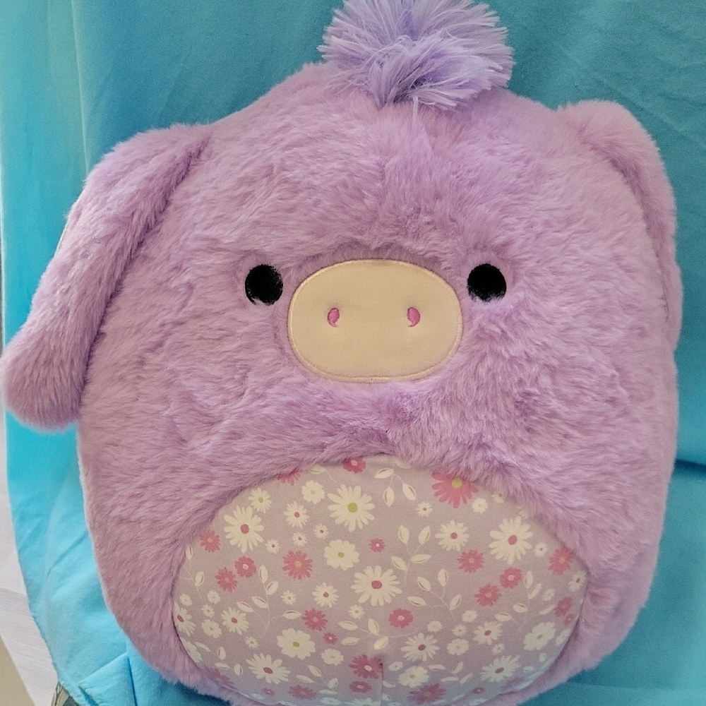 🆕️ FuzzAMallows by Squishmallows Delzi the Purple Donkey 12"